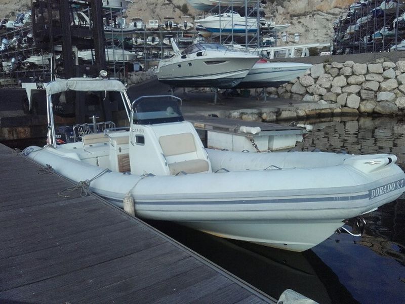 VENDU Vente bateau semi rigide Nautica Cab Dorado 870 + 2x225cv Suzuki VENDU