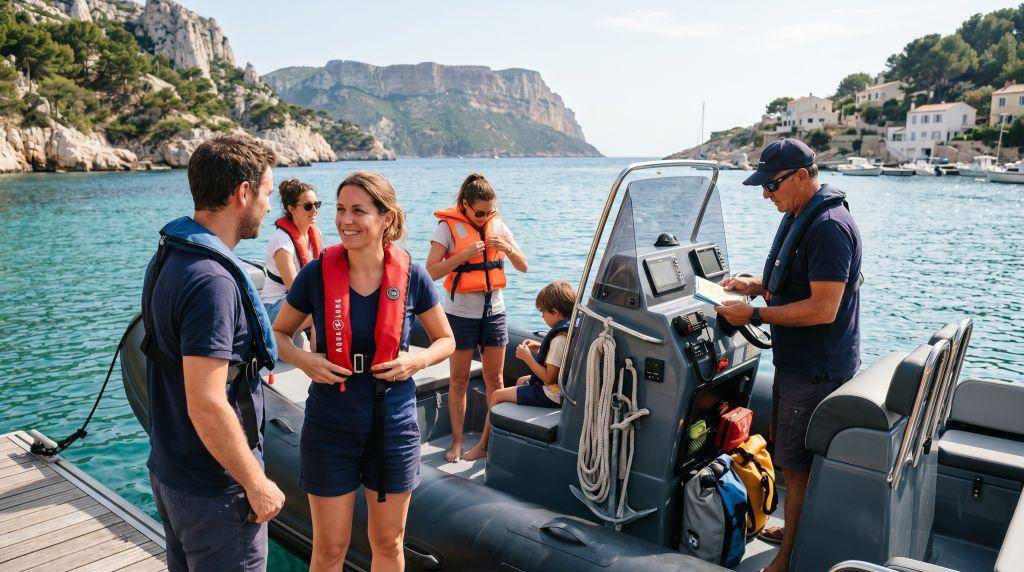 Les essentiels de Bleu Calanque pour une sortie bateau en toute sécurité