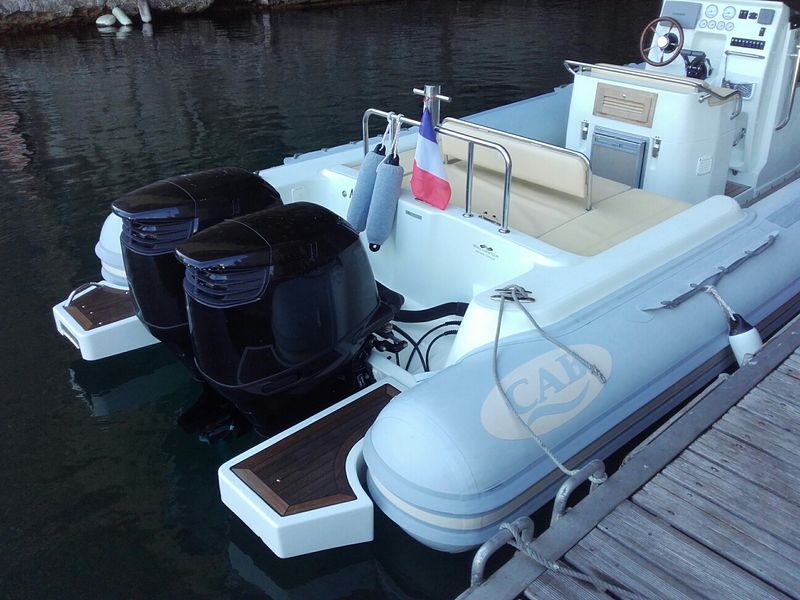 VENTE BATEAU SEMI RIGIDE NAUTICA CAB DORADO 870 + 2X175CV SUZUKI 2012 VENDU    VENDU   VENDU