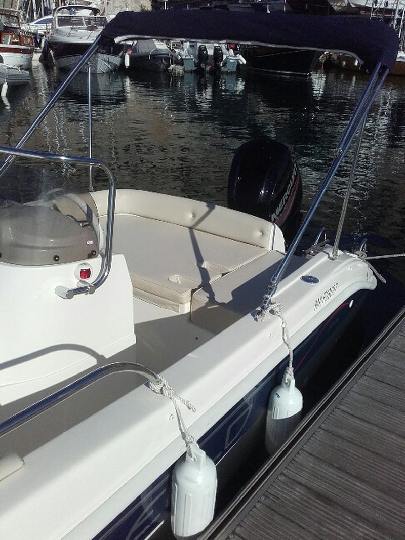 Vente coque open Eolo 570 +100cv Mercury  VENDU