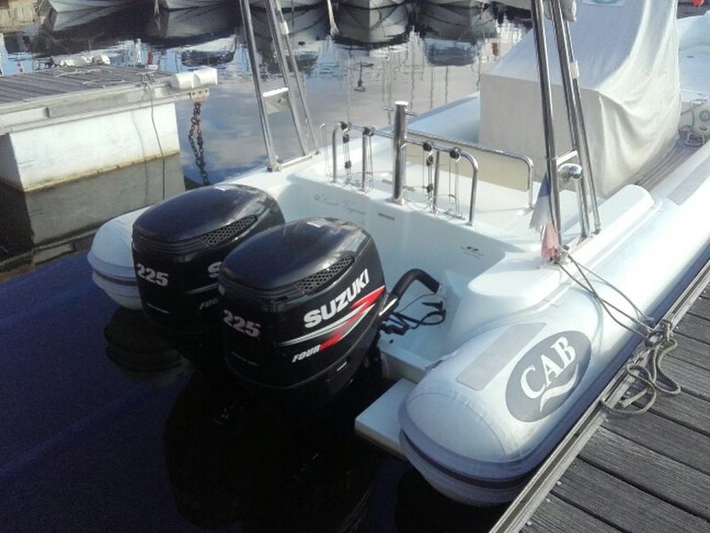 VENDU Vente bateau semi rigide Nautica Cab Dorado 870 + 2x225cv Suzuki VENDU