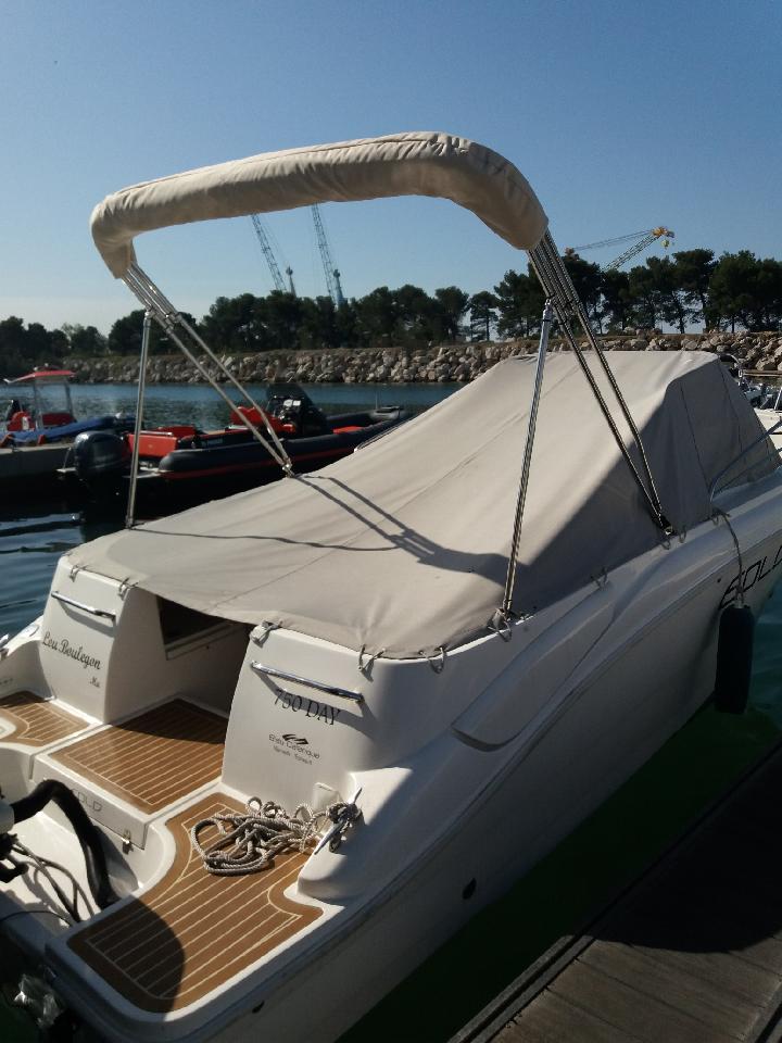 VENDU Vente bateau Eolo 750 day + 200cv Suzuki VENDU