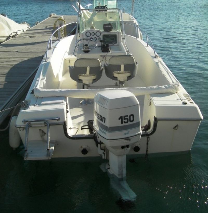 Vente bateau White Shark 195 i + 150cv Johnson VENDU consulter nos occasions disponible sur notre site!