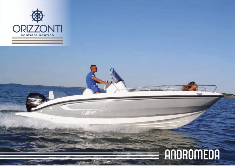 Location bateau moteur 6m35 pour 7 personnes Orizzonti Andromeda coque open
