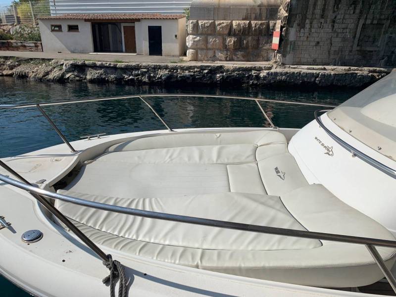 Bain de soleil avant White Shark 268