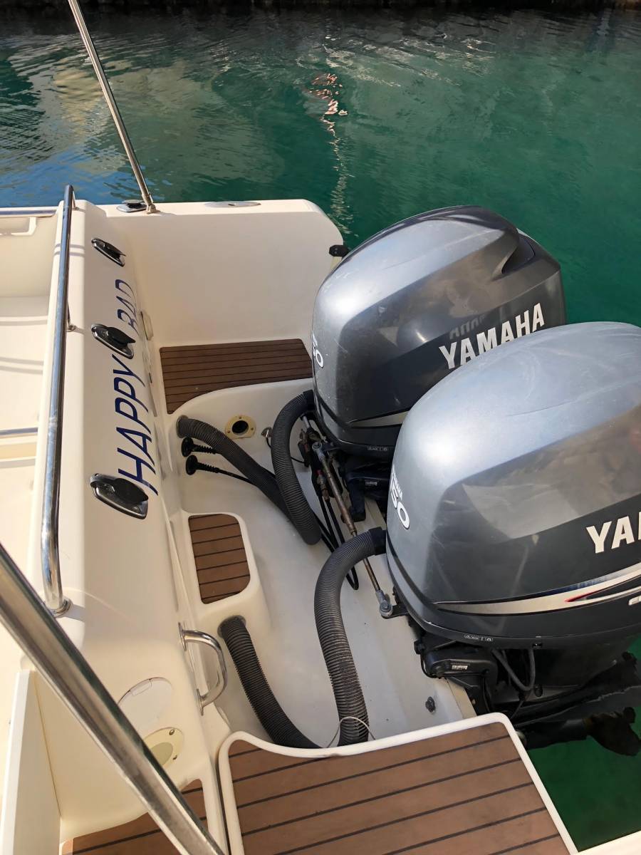 Plateforme de bain arrière White Shark 268